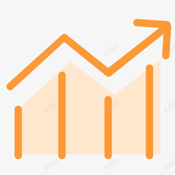 股市排行曲线图标png_新图网 https://ixintu.com app 上升 下降 图标 曲线 网页 股市 股市曲线