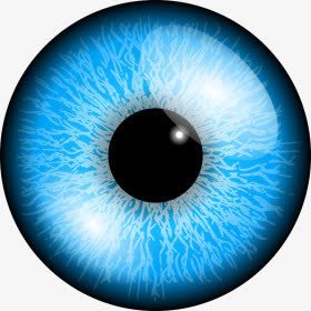 眼睛png免抠素材_新图网 https://ixintu.com 圆形 眼球 蓝色