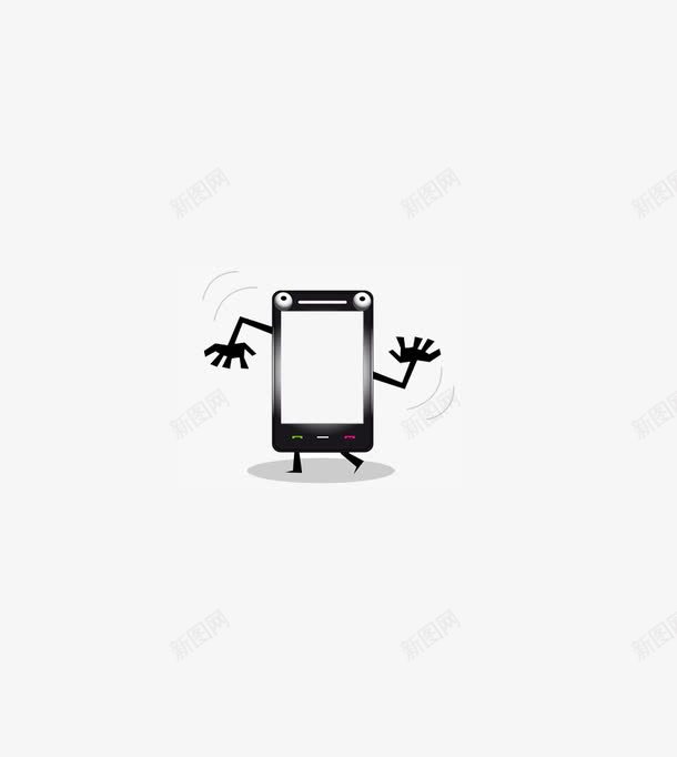 扫码小手机png免抠素材_新图网 https://ixintu.com WiFi 二维码 可爱 手机 扫码