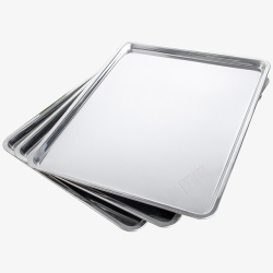 不锈钢餐具长方形托盘高清图片