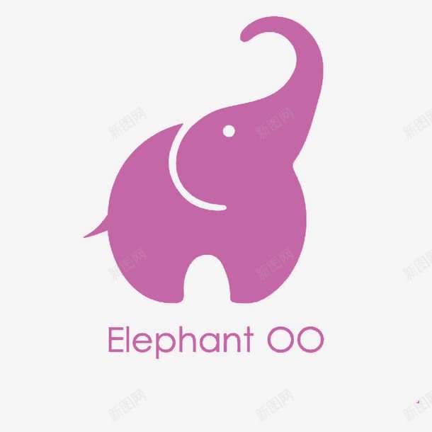 卡通版大象头logo图标png_新图网 https://ixintu.com logo 卡通 大象logo 大象头 大象装饰画 装饰图案