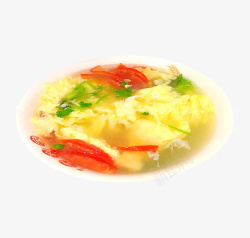 西红柿蛋花汤西红柿鸡蛋汤食品高清图片