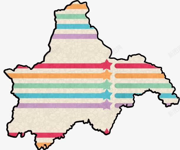 卡通线条可爱成都地图png免抠素材_新图网 https://ixintu.com 卡通 可爱 成都地图 设计感