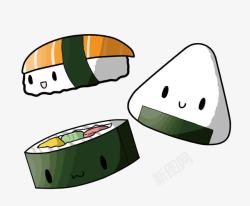 寿司免扣PNG图卡通日本料理高清图片