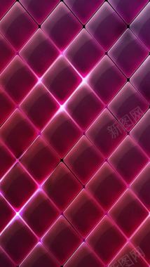 紫粉色水晶方格壁纸背景