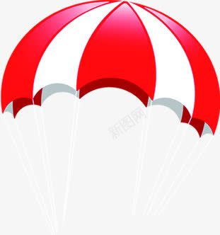 红色条纹降落伞国庆png免抠素材_新图网 https://ixintu.com 国庆 条纹 红色 降落伞