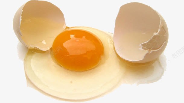 打碎的鸡蛋png免抠素材_新图网 https://ixintu.com 蛋清 蛋黄 食物 鸡蛋