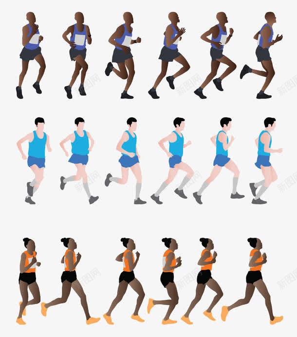 奔跑的姿势png免抠素材_新图网 https://ixintu.com 卡通手绘 奔跑 比赛 赛跑 跑步 运动 运动员 锻炼 长跑 飞奔 马拉松 马拉松比赛