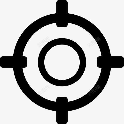 ARM目标图标png_新图网 https://ixintu.com 圆形目标 枪靶子 标靶 狙击准心 目标 目标射击 目的