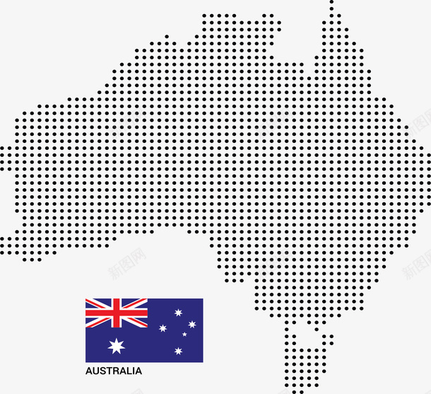 澳大利亚国旗地图矢量图ai免抠素材_新图网 https://ixintu.com 像素地图 地图 澳大利亚 澳大利亚国旗 澳大利亚地图 矢量png 矢量图