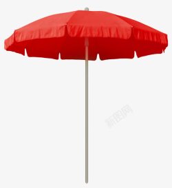 红色的遮阳伞红色折叠出门遮阳伞实物高清图片