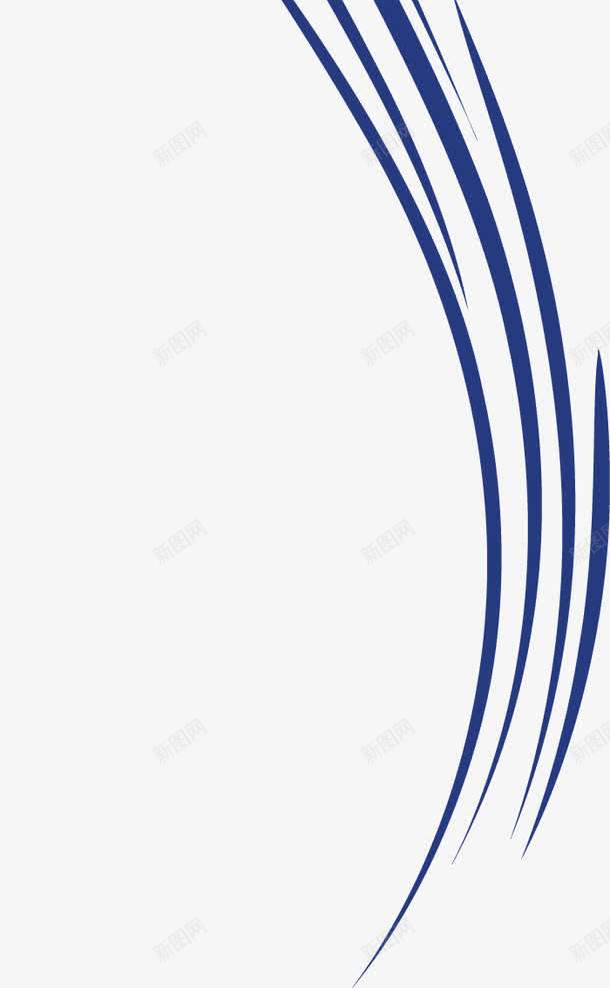 蓝色飘逸曲线png免抠素材_新图网 https://ixintu.com 弧度线 柔和曲线 柔和线条 波浪线 海浪线条 线条 蓝色 装饰曲线 飘逸曲线