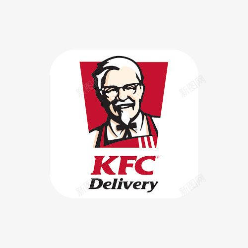 肯德基宅急送标志图标png_新图网 https://ixintu.com KFC LOGO 外卖 外送 宅急送 快餐 标志 美国 肯德基 肯德基标志