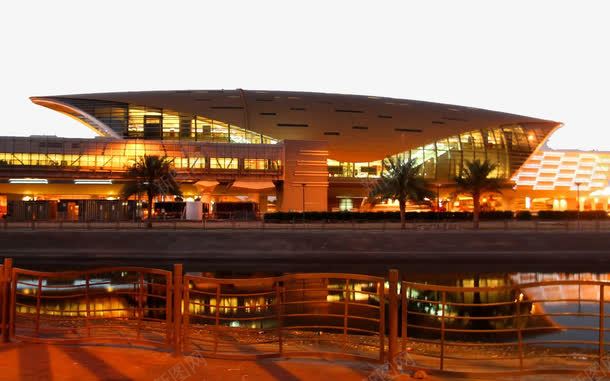 迪拜大酒店夜景图psd免抠素材_新图网 https://ixintu.com 各地名著 旅游风景照片 著名建筑