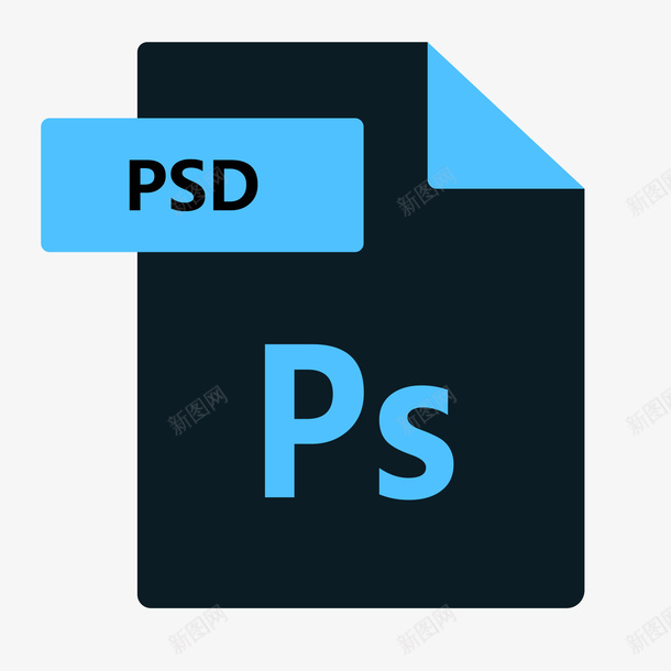 蓝色扁平化ps卡通图标矢量图eps_新图网 https://ixintu.com psd 三角形 几何 卡通图标 扁平化 文件 蓝色 设计 软件 矢量图