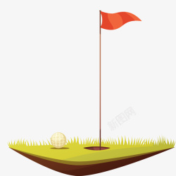 简洁高尔夫球标签高尔夫球标签高清图片