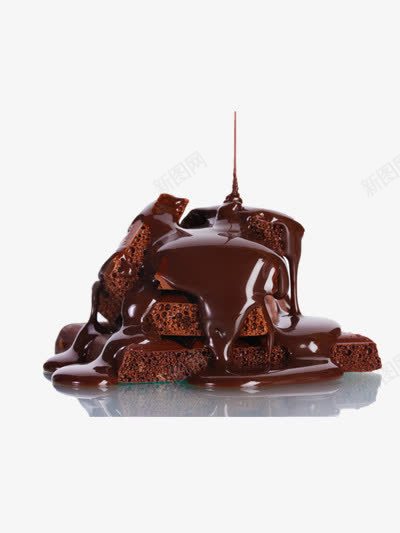 巧克力饼干png免抠素材_新图网 https://ixintu.com 巧克力 巧克力酱 液体巧克力 甜点 融化 飞溅 饼干