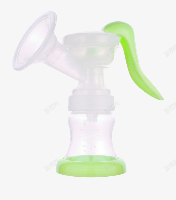 婴儿吸奶器png免抠素材_新图网 https://ixintu.com 塑料 白色 透明