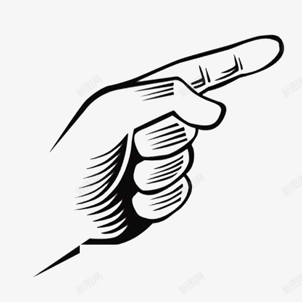 手指的指向图标png_新图网 https://ixintu.com 卡通食指 巧手手指的寓意 手指作用 手指指头 手指比划 手指的指向