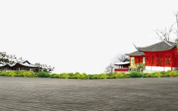 古代皇宫服中国古风庭院高清图片