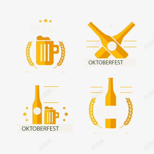 啤酒瓶图标png_新图网 https://ixintu.com LOGO 啤酒 标志