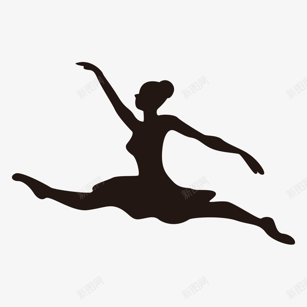 芭蕾舞蹈舞者运动剪影图标png_新图网 https://ixintu.com 剪影 背光 舞蹈 舞蹈人形 舞蹈社团 芭蕾人物 芭蕾舞者 跳舞的人