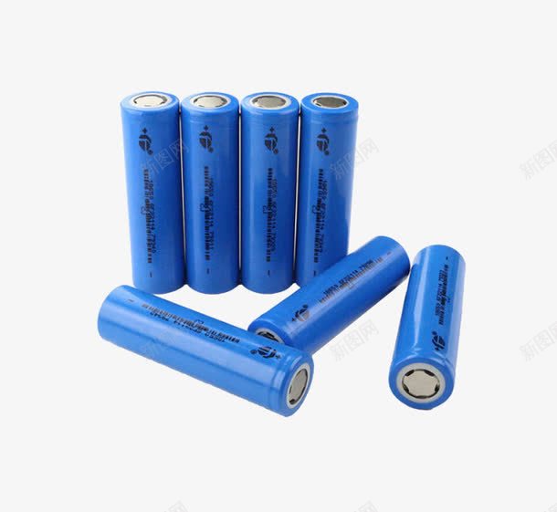 蓝色环保节能锂电池png免抠素材_新图网 https://ixintu.com 免费锂电池图案 节能电池 蓝色 锂电池