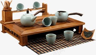 成套茶盘茶具png免抠素材_新图网 https://ixintu.com 成套茶盘茶具 茶具 茶盘