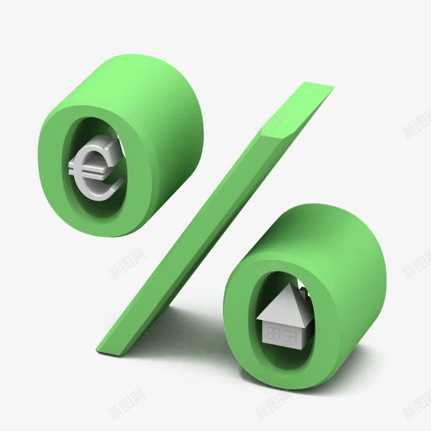 百分比图标png_新图网 https://ixintu.com 个人利息 买房 利息率 税率 贷款