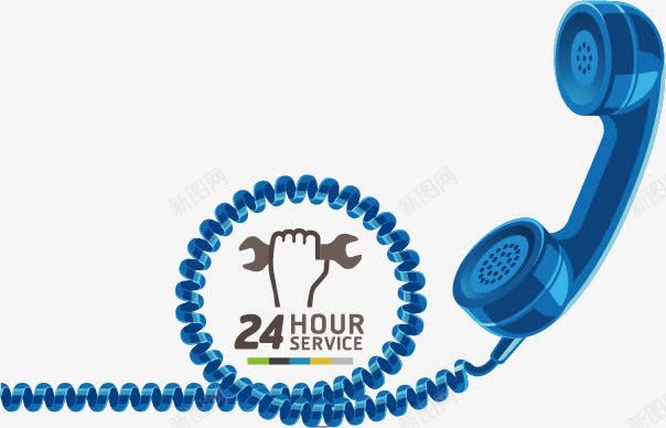 24小时服务图标png_新图网 https://ixintu.com 24小时 24小时服务 logo素材 logo设计 平面设计 广告设计 服务热线 电话