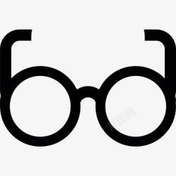 圆圆的眼镜圆圆的眼镜图标高清图片