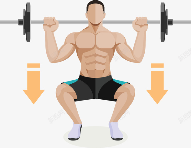 卡通举重男人图png免抠素材_新图网 https://ixintu.com png图形 举重 人 健身 健身男人 男人 肌肉 锻炼 锻炼的男人
