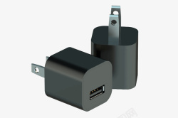充电器的头黑色充电头苹果数据头高清图片