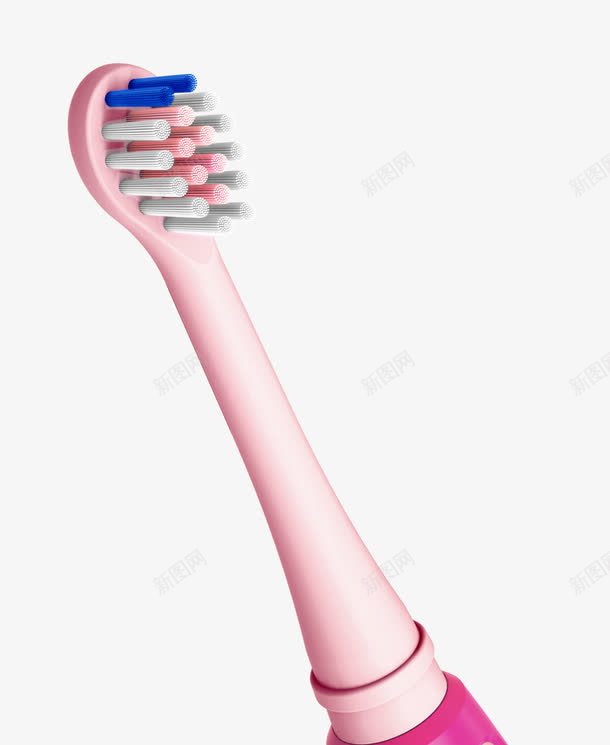 电动牙刷粉色刷头png免抠素材_新图网 https://ixintu.com 刷头 刷牙 干净 洁白 牙刷 电动 粉色