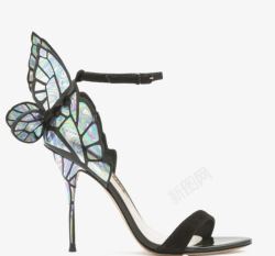蝴蝶高跟鞋维多利亚的秘密模特专用鞋子高清图片