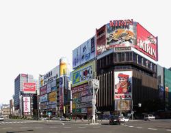 日本旅游风光日本北海道札幌薄野高清图片