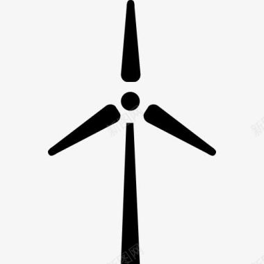风力生态发电机图标图标