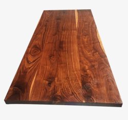 桃木材质黑胡桃木料实木桌面板高清图片