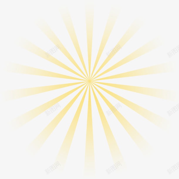 发光黄色辐射图案png免抠素材_新图网 https://ixintu.com 发光 图案 辐射 黄色