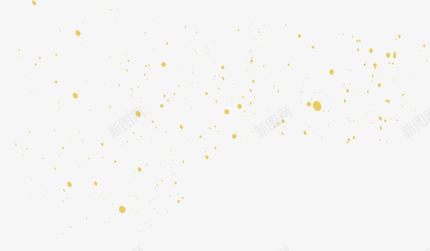 国庆金黄色圆点装饰png免抠素材_新图网 https://ixintu.com 国庆 圆点 素材 装饰 金黄色