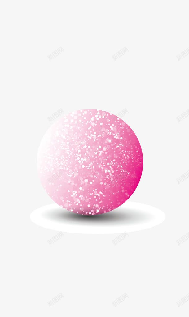 发光的球体png免抠素材_新图网 https://ixintu.com 光点 圆球 小清新 粉色