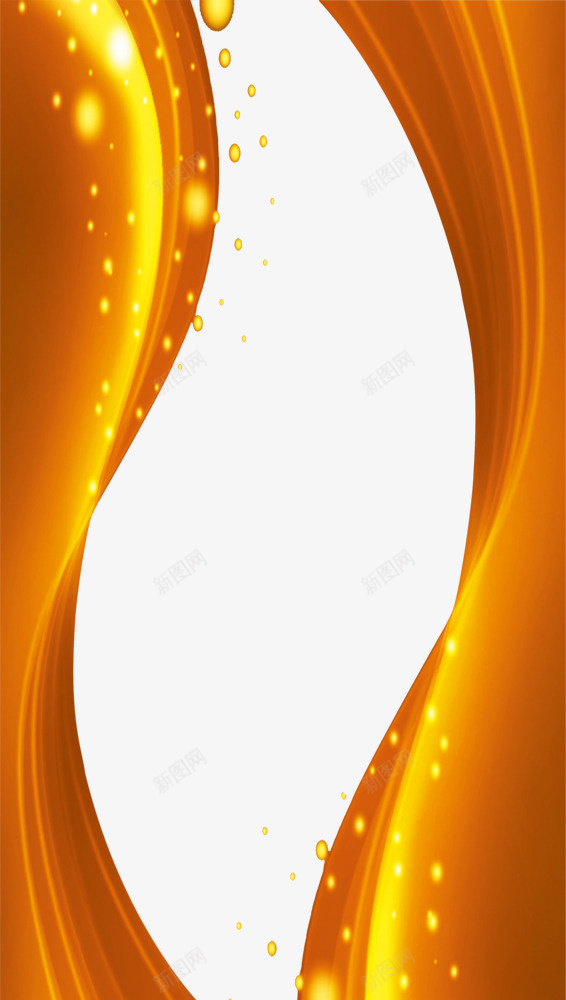 橘黄色飘带装饰png免抠素材_新图网 https://ixintu.com 橘黄色 织带 装饰图案 透明元素 邀请函背景装饰