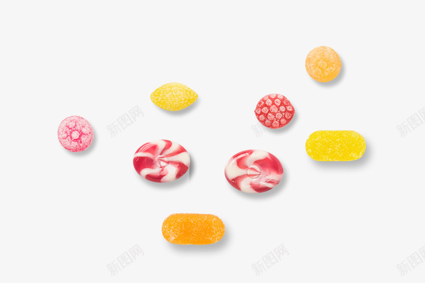 各种糖果元素png免抠素材_新图网 https://ixintu.com 奶糖 水果糖 硬糖 糖果