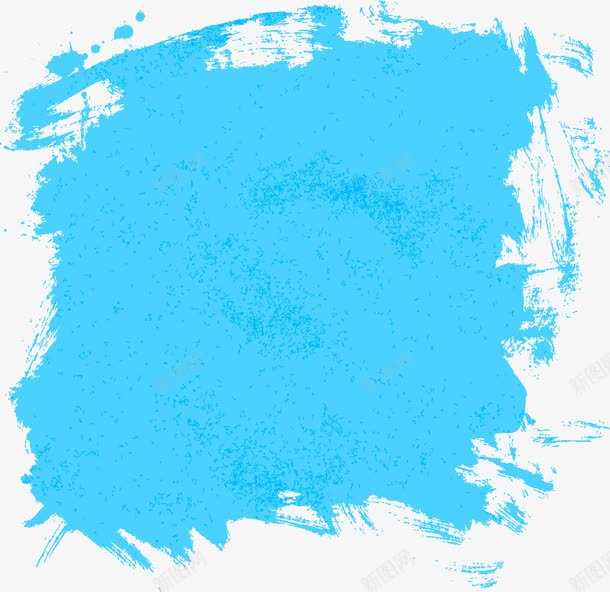 蓝色油漆点png免抠素材_新图网 https://ixintu.com 擦痕 效果元素 蓝色油漆点