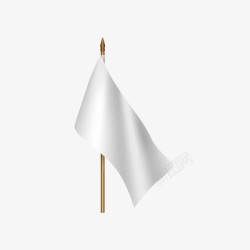 白色旗帜素材