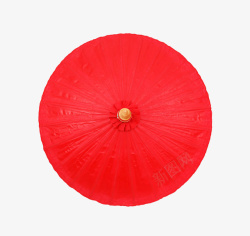 大红雨伞大红油纸伞高清图片