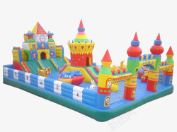 游泳池充气玩具充气城堡高清图片