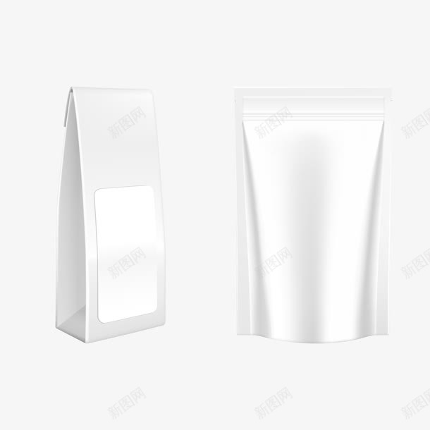 空白塑料盒纸质包装袋png免抠素材_新图网 https://ixintu.com 包装袋模型 塑料包装 封口包装袋 牛奶包装 空白 纸质包装