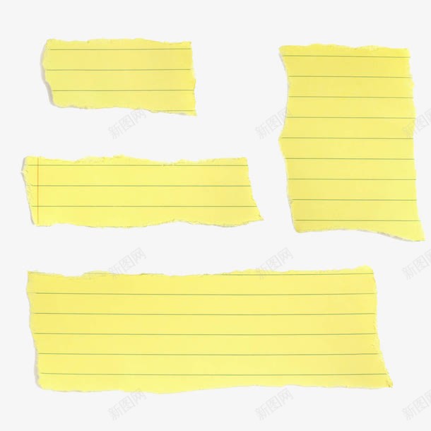 黄色课本纸碎片png免抠素材_新图网 https://ixintu.com 撕烂的纸 撕裂 文本框 碎纸片 空白纸张 纸张 线条 课本纸 黄色