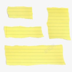 纸碎片黄色课本纸碎片高清图片
